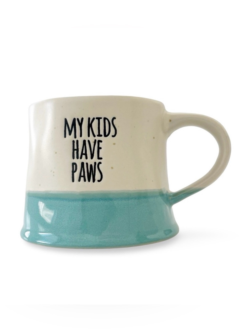 Spectrum Designz “My Kids Have Paws” Oversize Stoneware Mug NEW